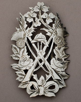 Boer War Silver Belt Buckle